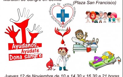 Maratón de donaciones de sangre en Sevilla