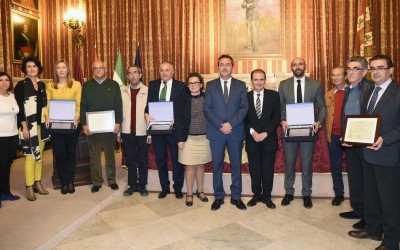 Entrega de reconocimientos a colaboradores del CRTS