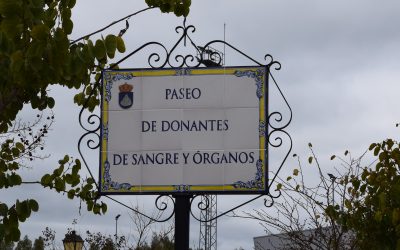 El Pedroso rotula un paseo con el nombre de Donantes de Sangre y Órganos