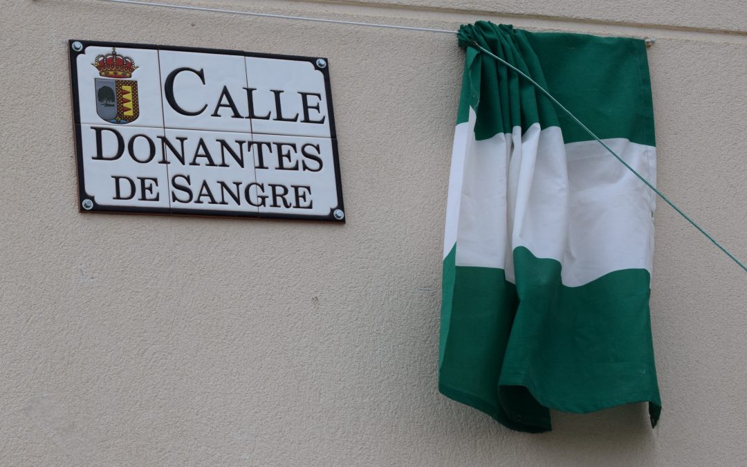 El Saucejo rotula la Calle DONANTES DE SANGRE