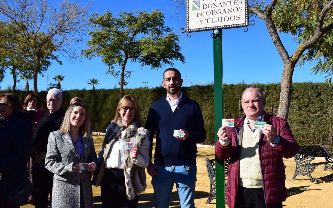 Casariche inaugura el Parque Donantes de Órganos y Tejidos
