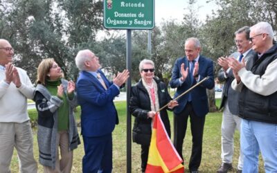 Tomares inaugura la Rotonda Donantes de Órganos y Sangre
